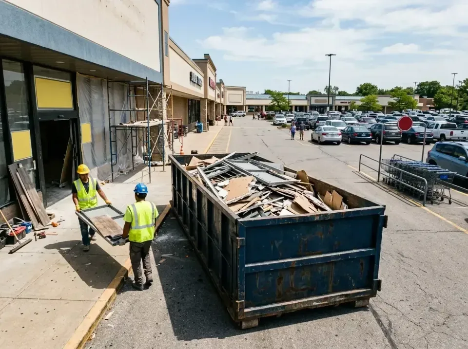 retail-store-renovation-debris-003 — frequently asked questions, Roll-off Dumpster Rentals in Manhattan, KS